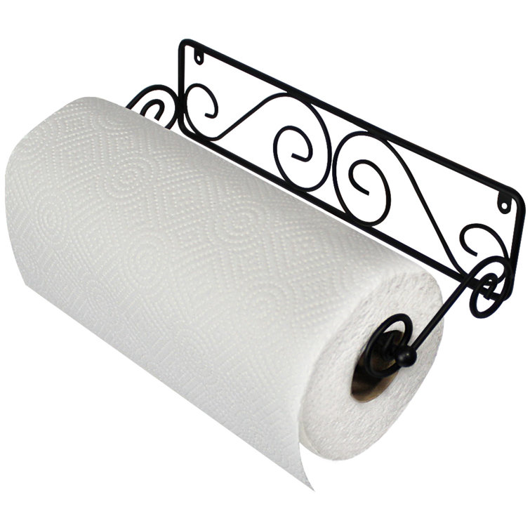 Astoria Grand Wall/Under Mounted Paper Towel Holder Wayfair